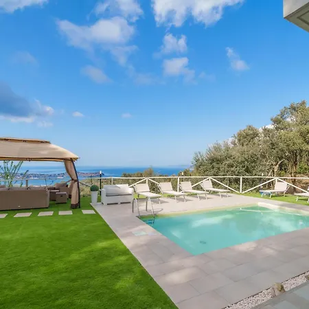 Vila Luxury Liam With Pool And Sea View - Goelba *