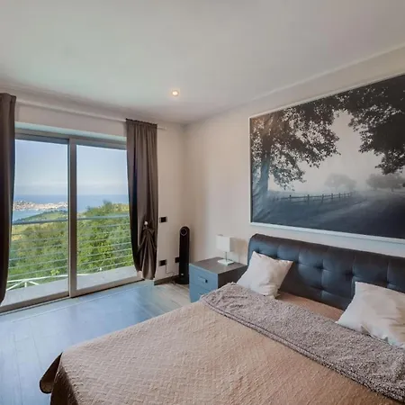 Luxury Liam With Pool And Sea View - Goelba Villa *